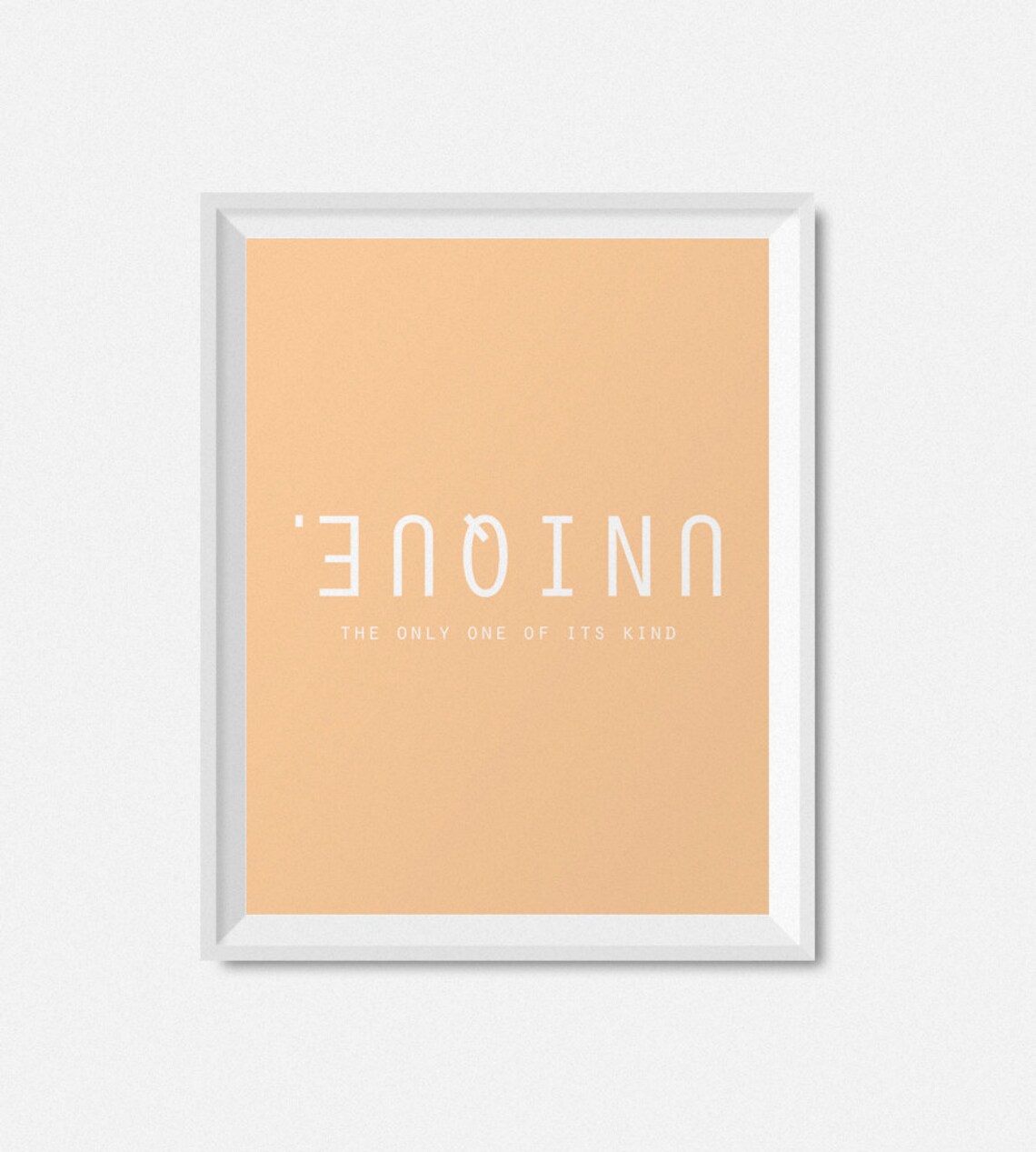 Peach Nursery Quote Typography Wall Art Print - Image 2