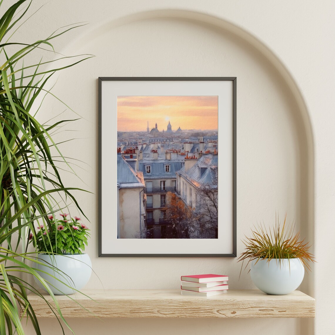 Retro Paris, Pastel France Travel Wall Art Print - Image 2