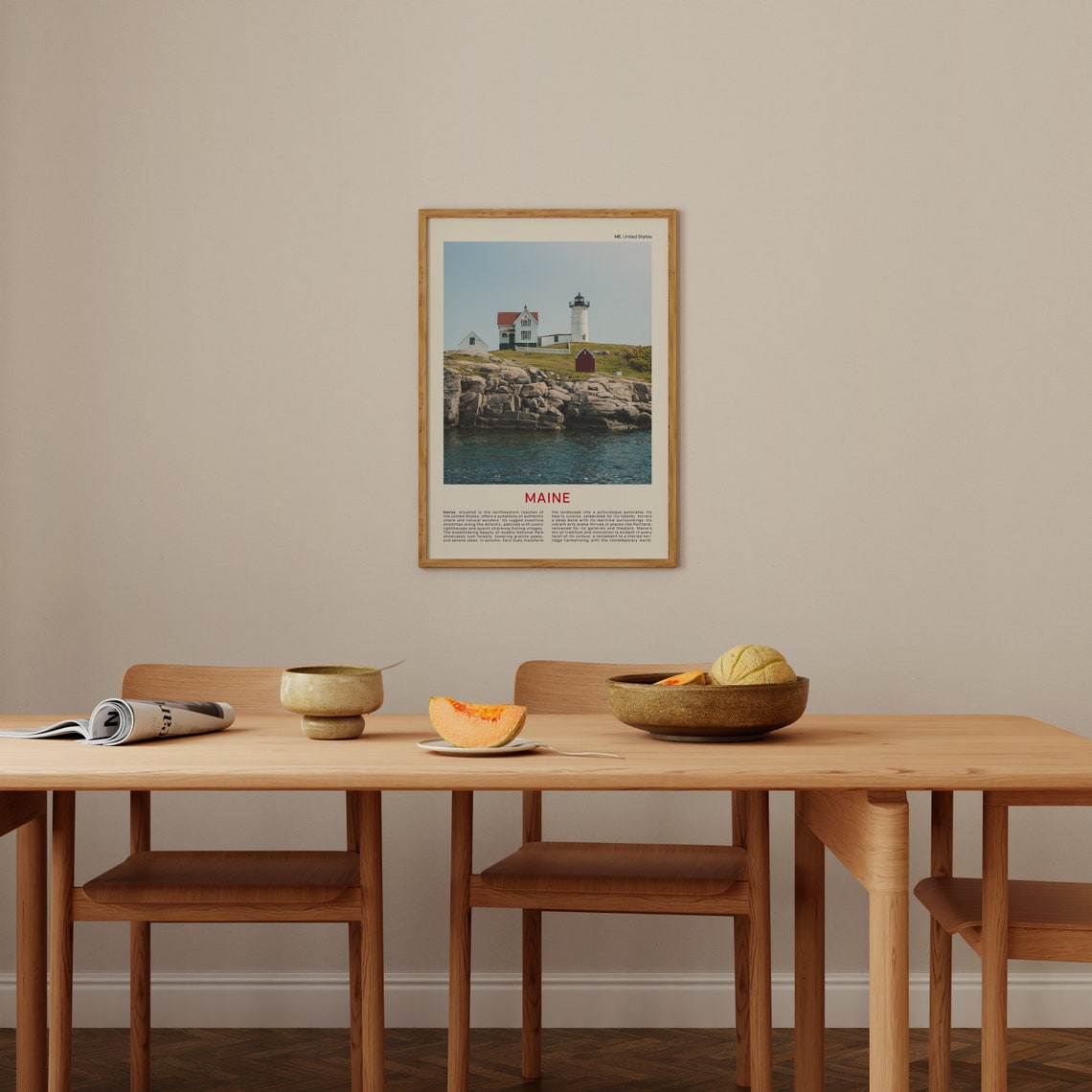 Maine Print Film Photo Maine Wall Art Maine Poster Maine Photo Maine Poster Print Maine Wall Decor Usa Poster Print Maine Lighthouse - Image 4