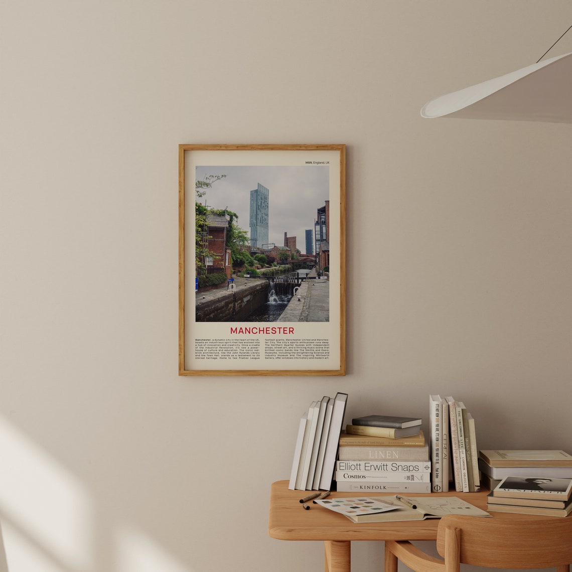 Manchester Print Film Photo Manchester Wall Art Manchester Poster Manchester Photo Manchester Poster Print Uk Wall Decor Uk Art Print - Image 2