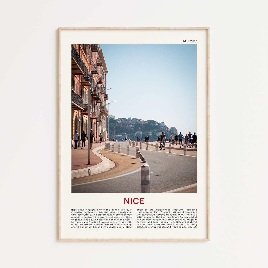 Nice Print Film Photo Nice Wall Art Nice Poster Nice Photo Nice Poster Print France Wall Decor France Poster Print France Art Print