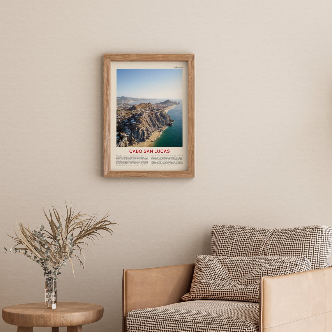 Cabo San Lucas Mexico Aerial Coastal Arch Rock Ocean Photo Poster - Image 4