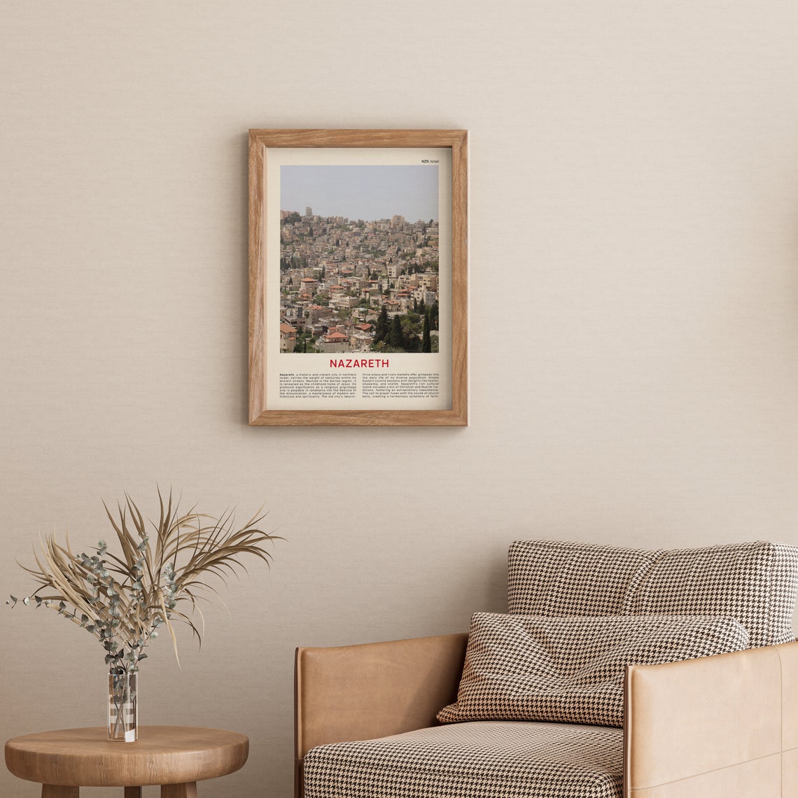 Nazareth Print Film Photo Nazareth Wall Art Nazareth Poster Nazareth Photo Nazareth Poster Print Israel Wall Decor Israel Poster Print - Image 3