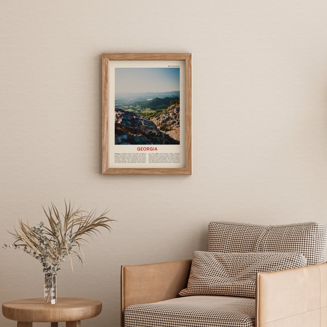 Georgia Print Film Photo Georgia Wall Art Georgia Poster Georgia Photo Georgia Poster Print Usa Wall Decor Usa Poster Print Usa Art - Image 3
