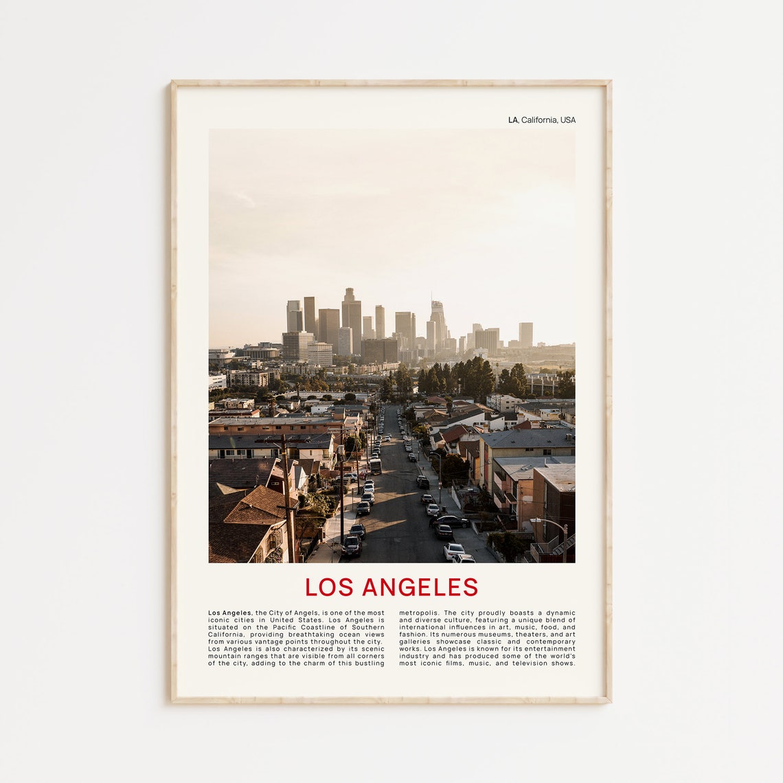 Los Angeles Print Film Photo Los Angeles Wall Art Los Angeles Poster Los Angeles Photo Los Angeles Poster Print California Wall Decor
