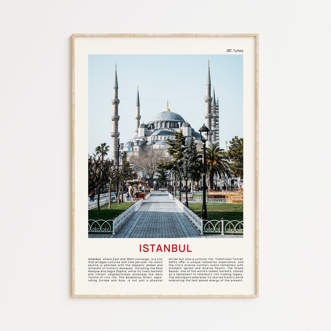 Istanbul Print Film Photo Istanbul Wall Art Istanbul Poster Istanbul Photo Istanbul Poster Print Turkey Wall Decor Hagia Sophia Photo