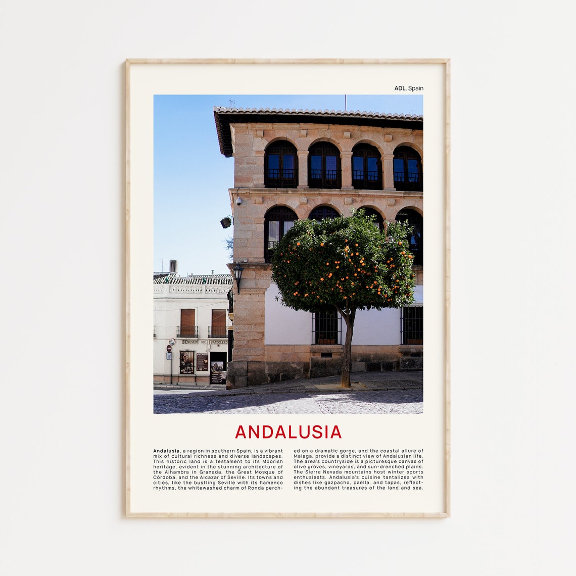 Andalusia Print Film Photo Andalusia Wall Art Andalusia Poster Andalusia Photo Andalusia Poster Print Spain Wall Decor Spain Poster
