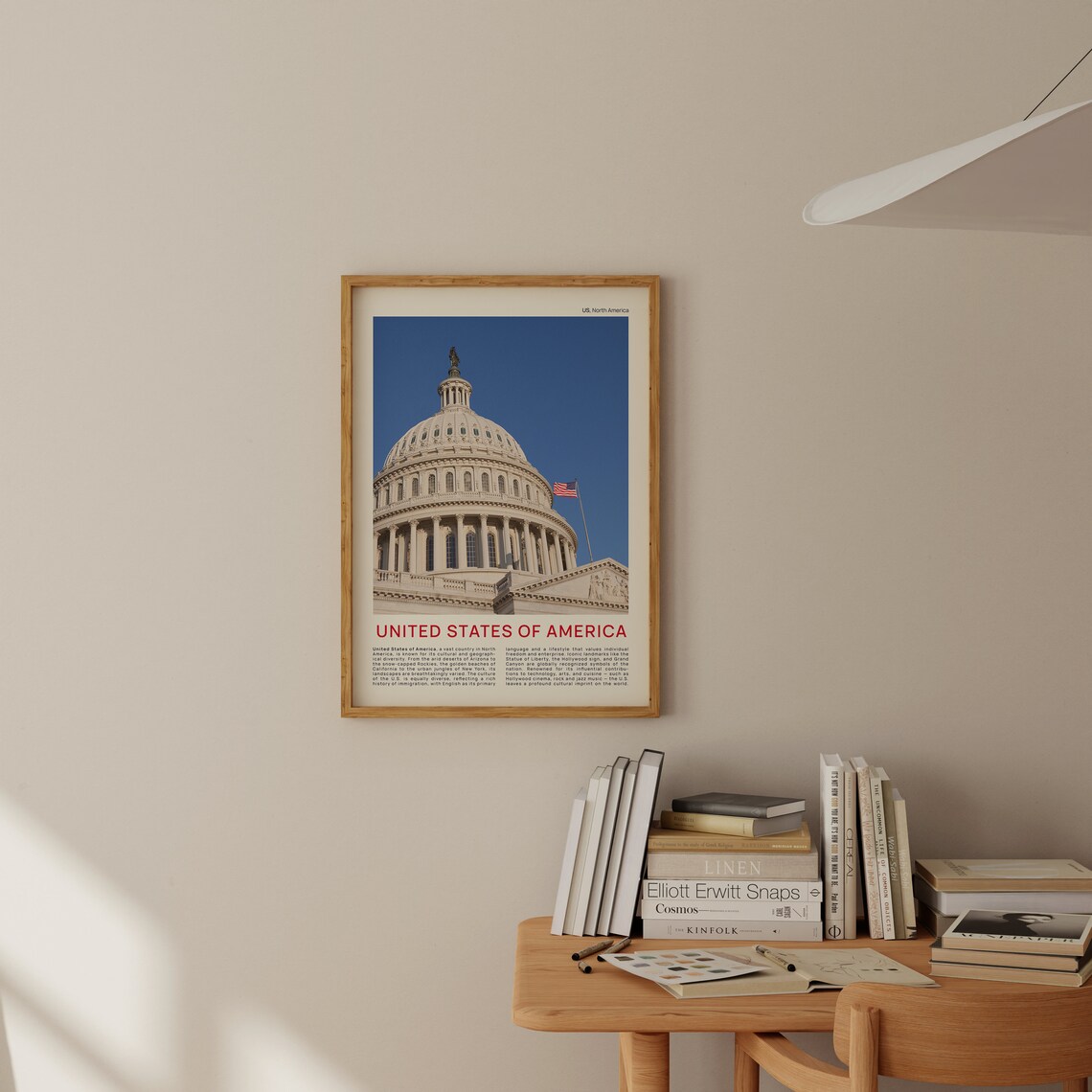 United States Capitol Dome Washington Film Photo Travel Poster - Image 2