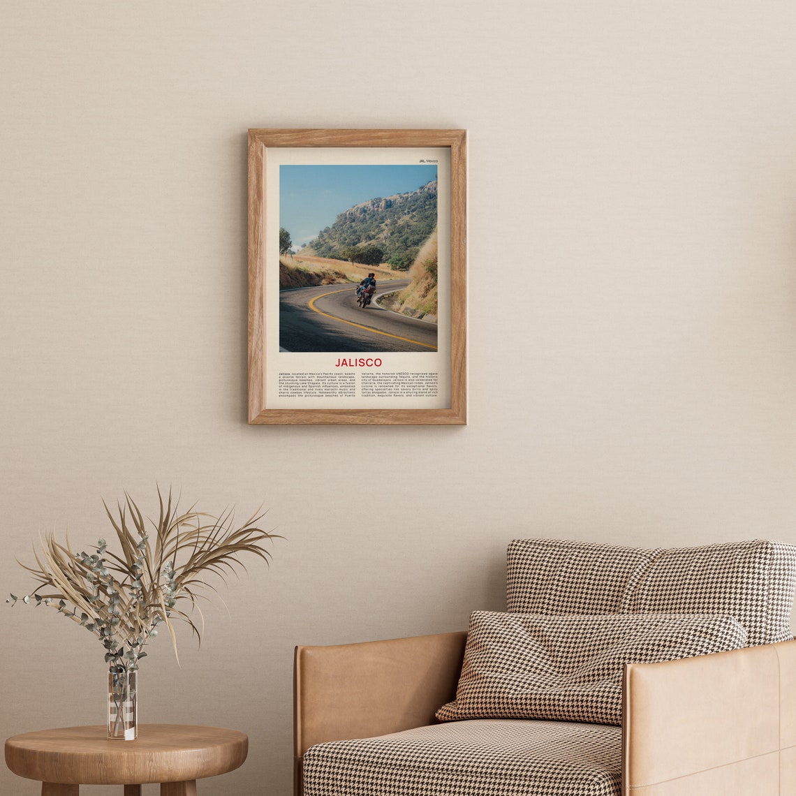 Jalisco Mexico Motorcycle Mountain Road Adventure Photo Poster - Image 3