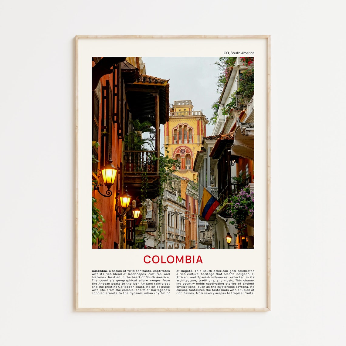 Colombia Print Film Photo Colombia Wall Art Colombia Poster Colombia Photo Colombia Poster Print Colombia Wall Decor Colombia Art