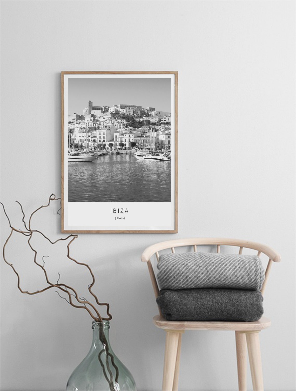 Ibiza Poster Ibiza Photography Spain Print Spain Decor Spain Wall Art Ibiza Print Ibiza Art Ibiza Art Print City Prints City Wall - Image 2