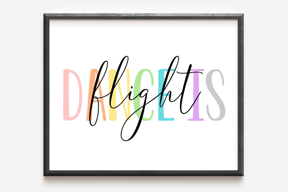 Dance Quotes Dance Is Flight Motivational Poster - Image 3