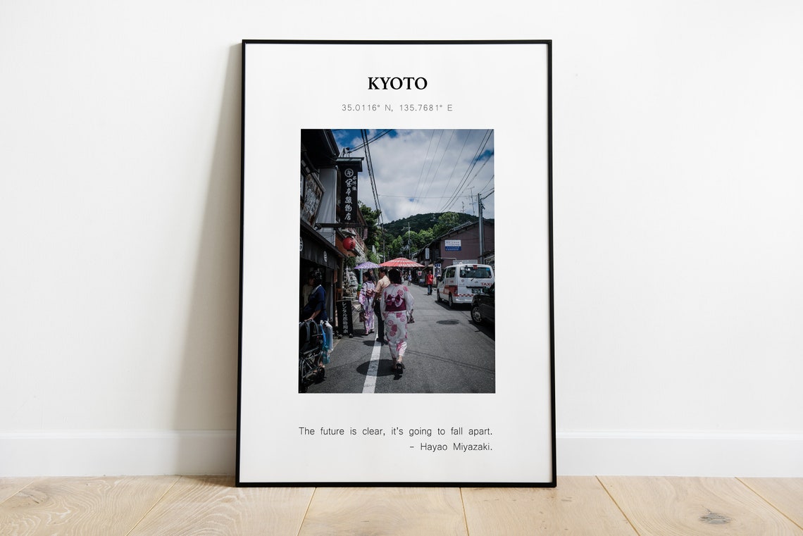 Kyoto Japan Travel Print Kyoto Photography Kyoto Travel Gift Japan Wall Decor Kyoto Japan Art Print Downloads