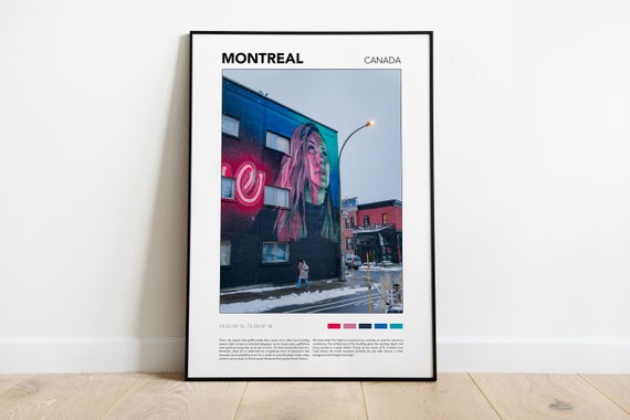 Montreal Travel Print Montreal Photography Montreal Travel Gift Montreal Wall Decor Montreal Art Print Downloads