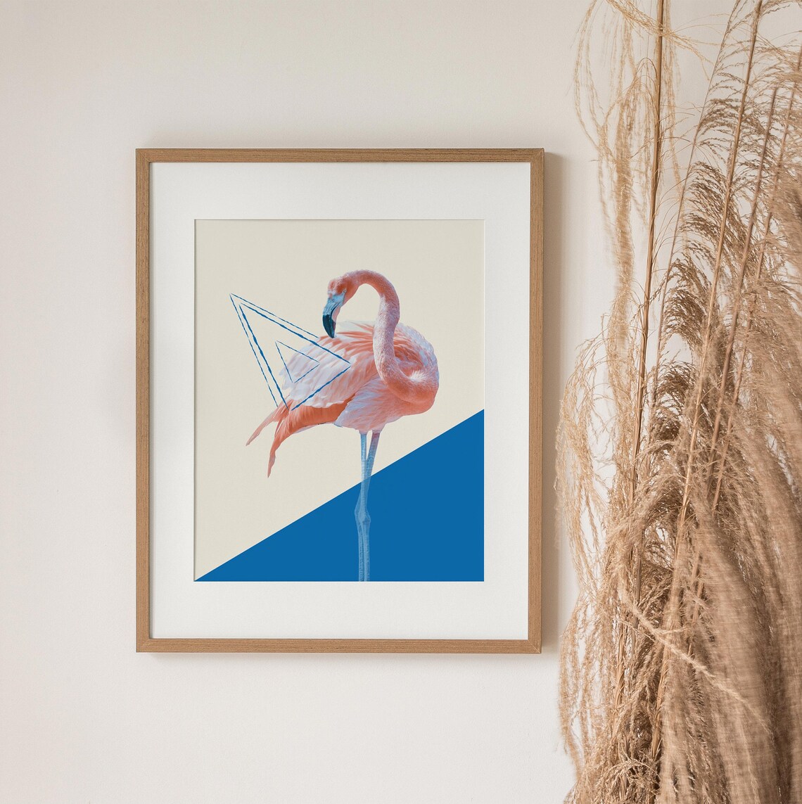 Flamingo Art Print, Minimalist Scandinavian - Image 4