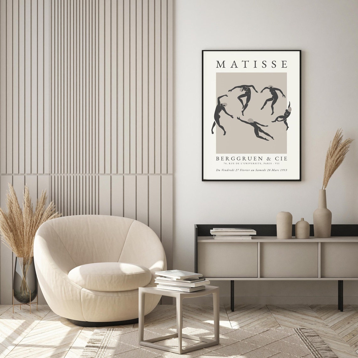 Boho Wall Art Print Matisse Wall Art Prints Henri Matisse Print Neutral Print Dancing Print Instant Matisse Print - Image 2