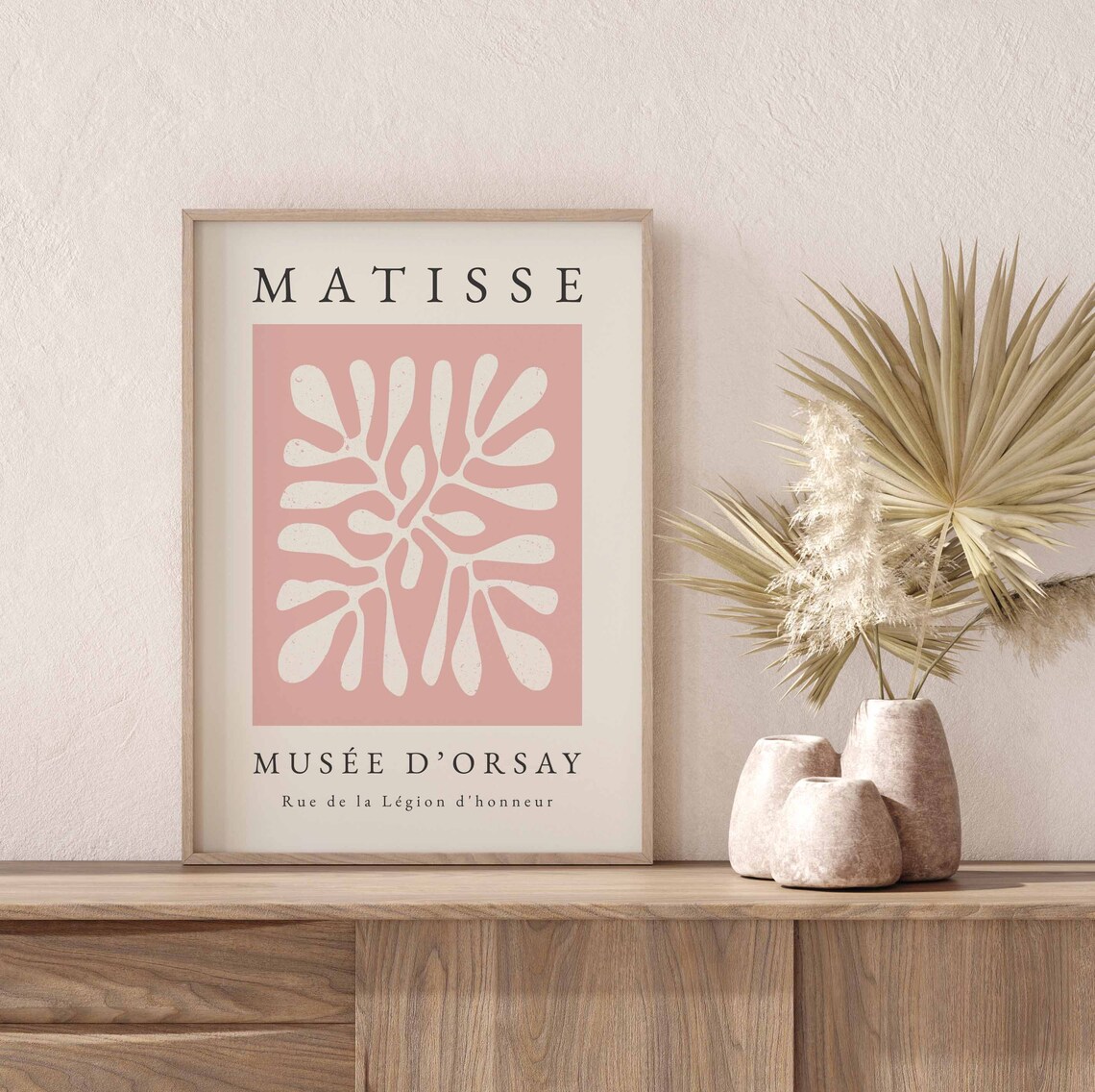 Matisse Pink Coral Cut-Out Musée d'Orsay Exhibition Art Poster - Image 3