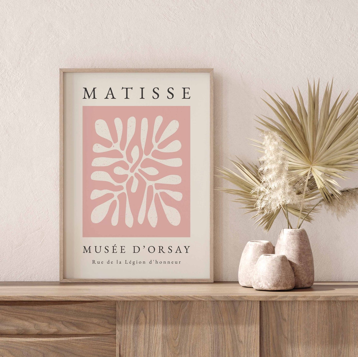 Matisse Print Pink Wall Art Henri Matisse Prints Pink Print Wall Art Print Instant Matisse Boho Minimalist Print - Image 3