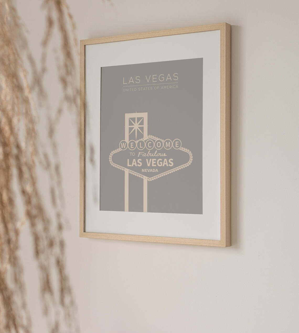 Las Vegas Travel Poster, Modern City Art Print - Image 2