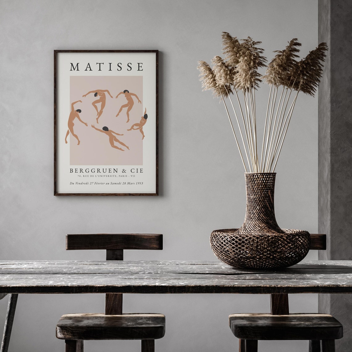 Boho Neutral Print Wall Art Print Matisse Wall Art Prints Henri Matisse Print Dancing Print Instant Matisse Print - Image 4