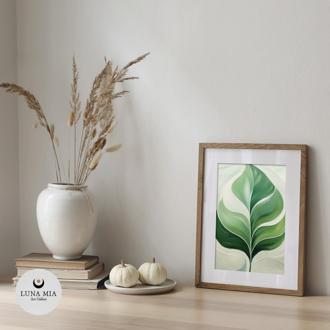 Large Lush Monstera Deliciosa Leaf Botanical Green Art Poster - Image 5