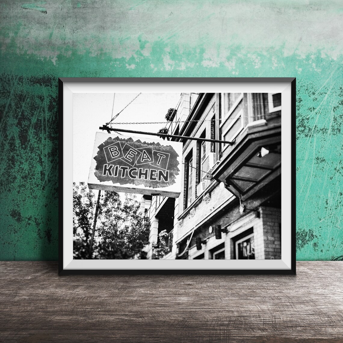 Beat Kitchen Live Music Venue Blade Sign Chicago Photo Poster - Image 2