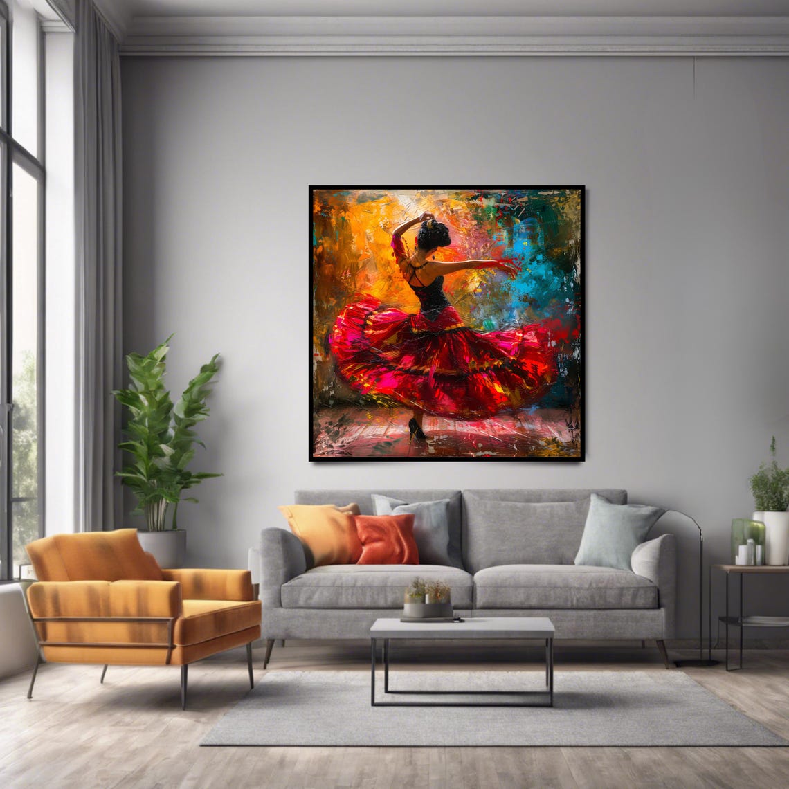 Flamenco Dancer Spanish Dance Art Print - Image 2