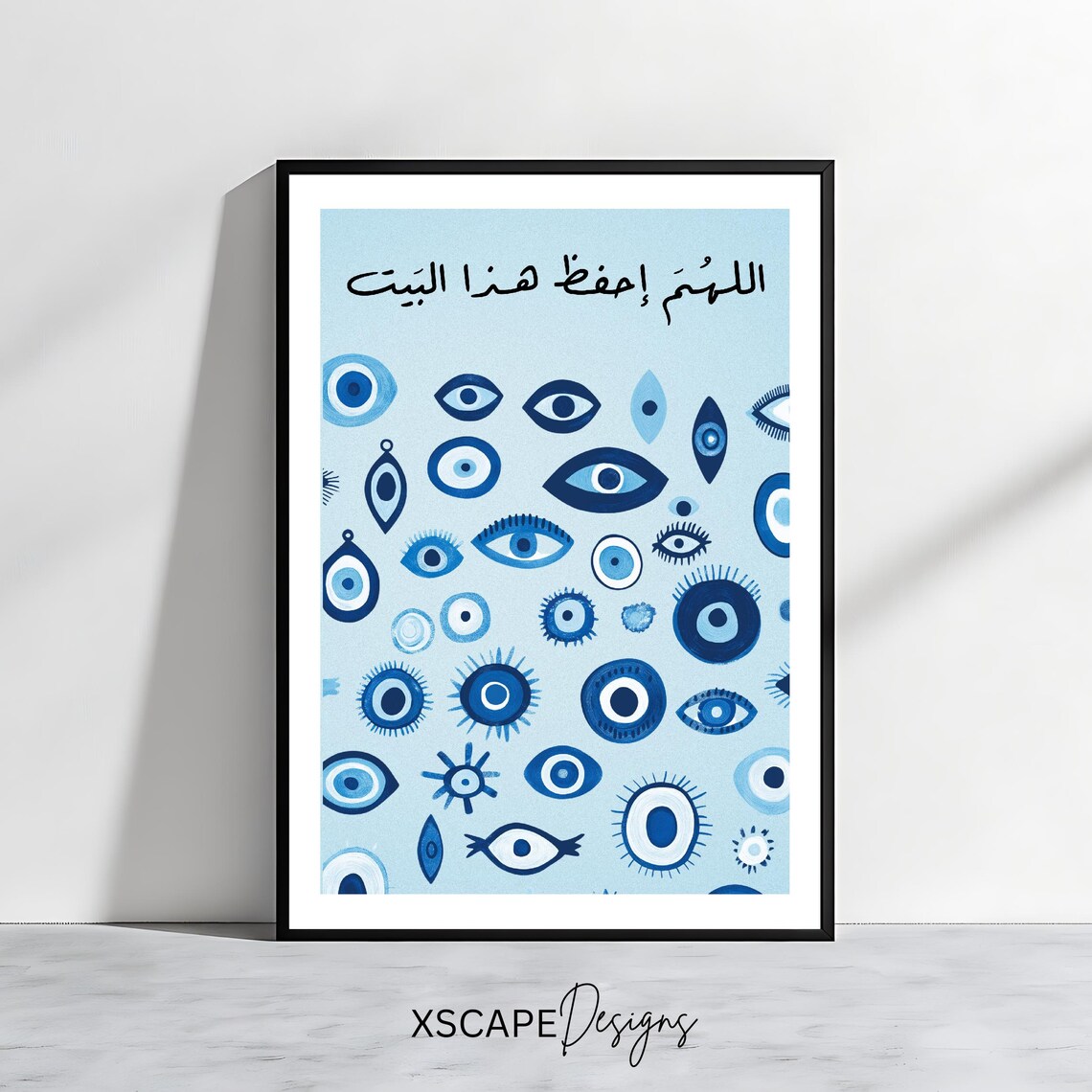 Evil Eye Lebanese Islamic Home Art Print