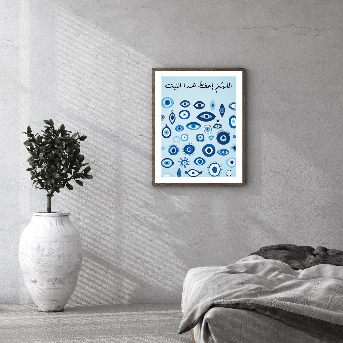 Evil Eye Lebanese Islamic Home Art Print - Image 2