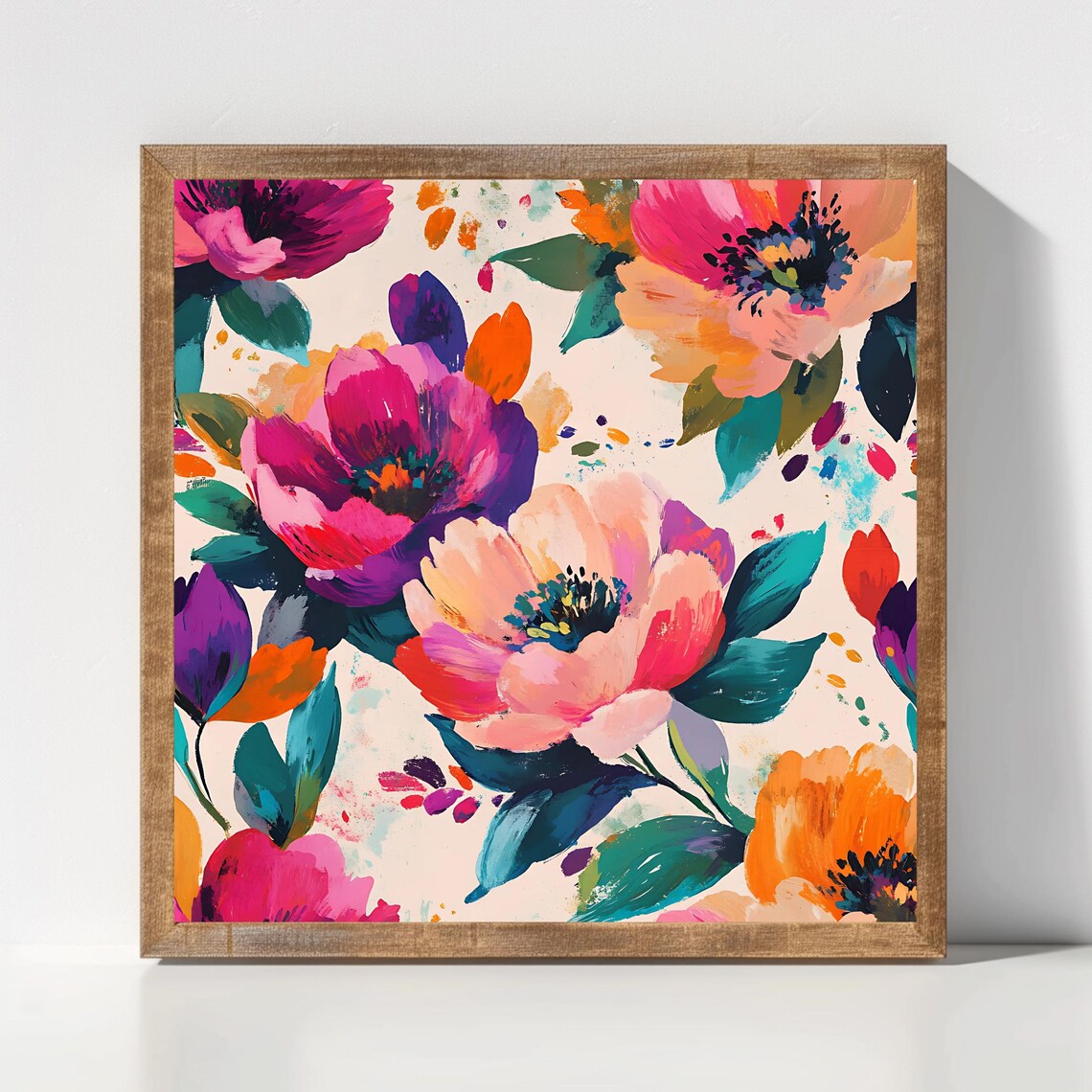 Bold Floral, Modern Botanical Wall Art Print - Image 2