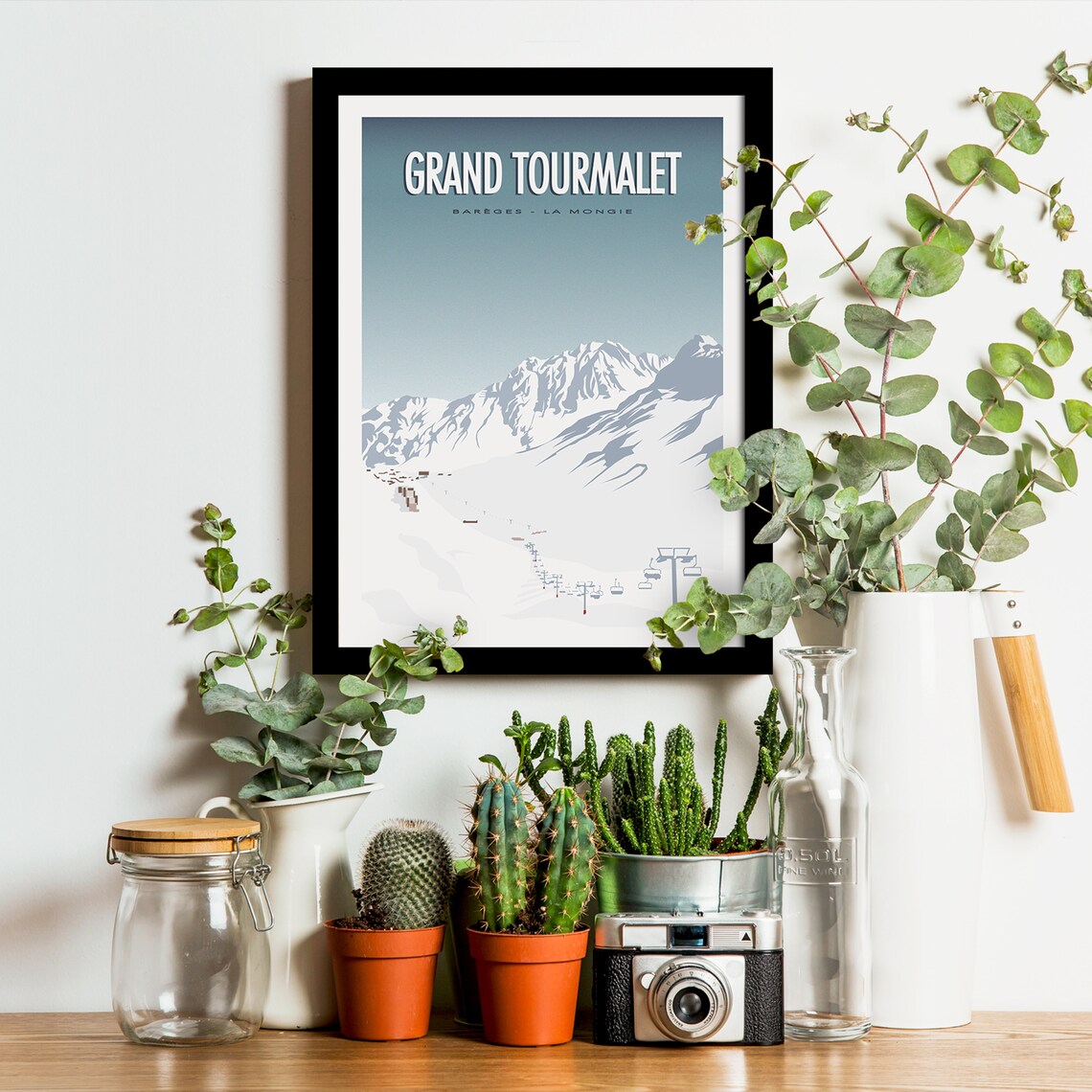 Grand Tourmalet Vintage Travel Poster, Pyrenees - Image 3