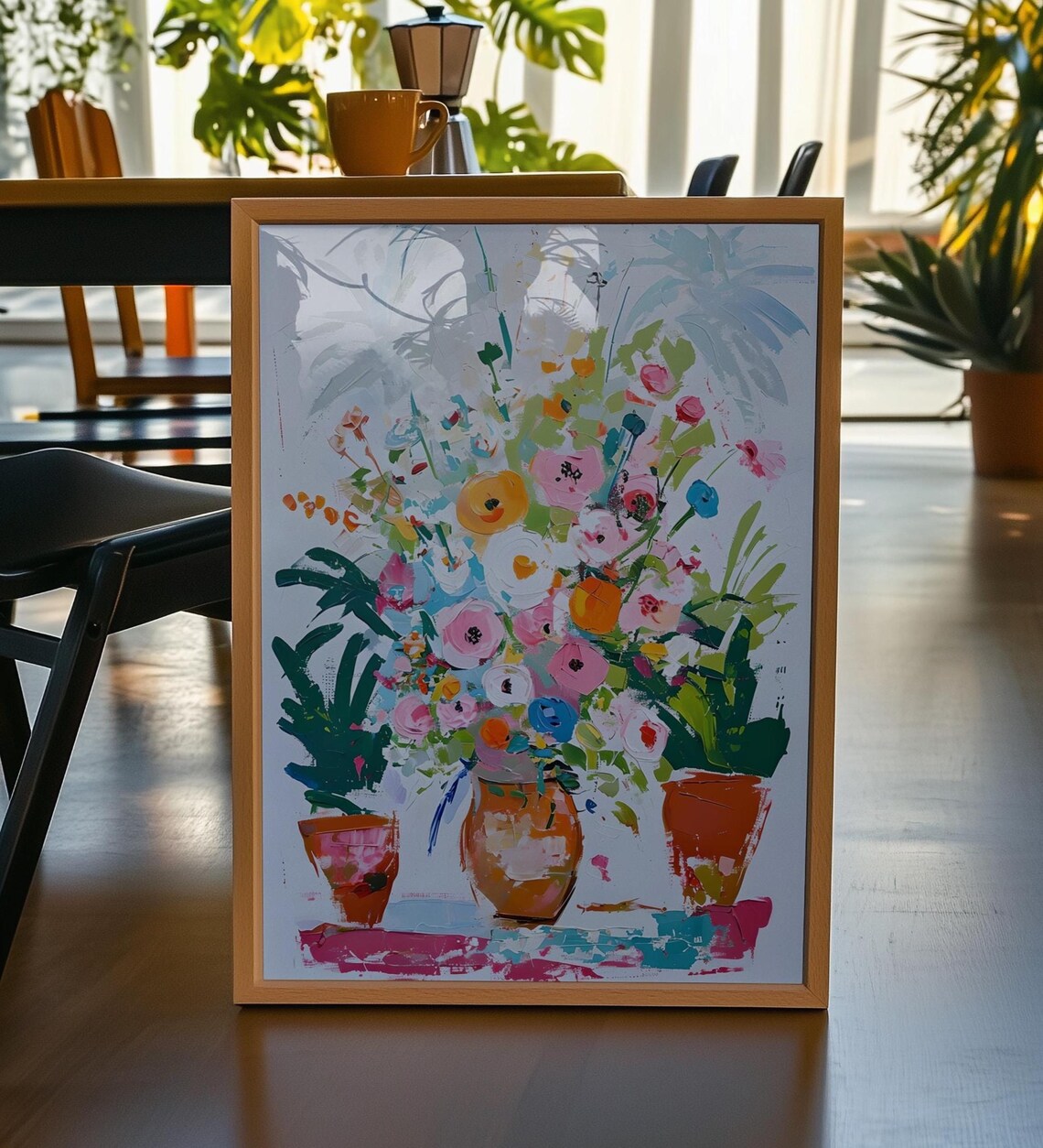 Matisse Flower Bouquets, Minimalist Poster