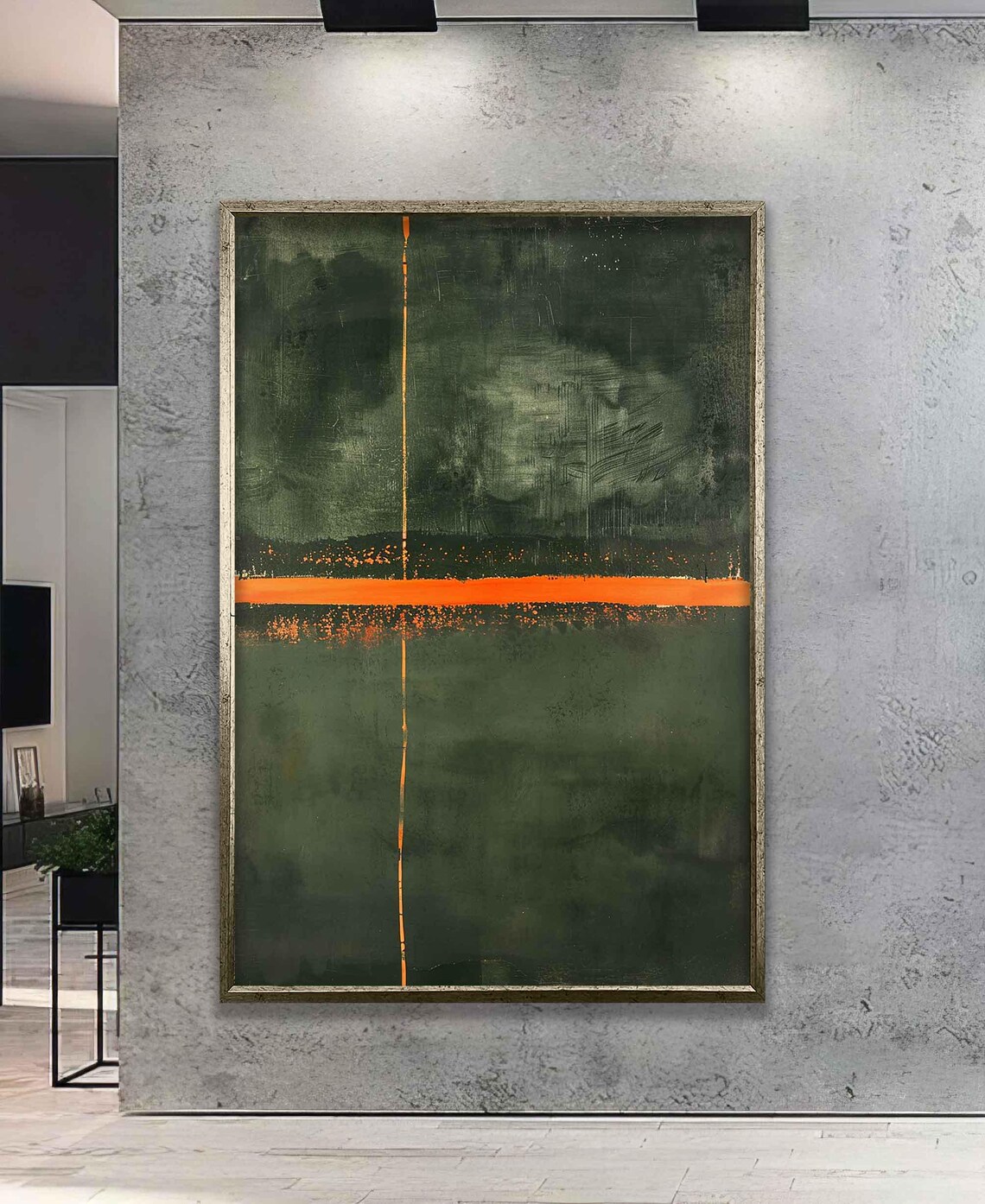 Mark Rothko Print Colorful Decor Orange Green Modern Decor March Rothko Art Ready To Hang - Image 5