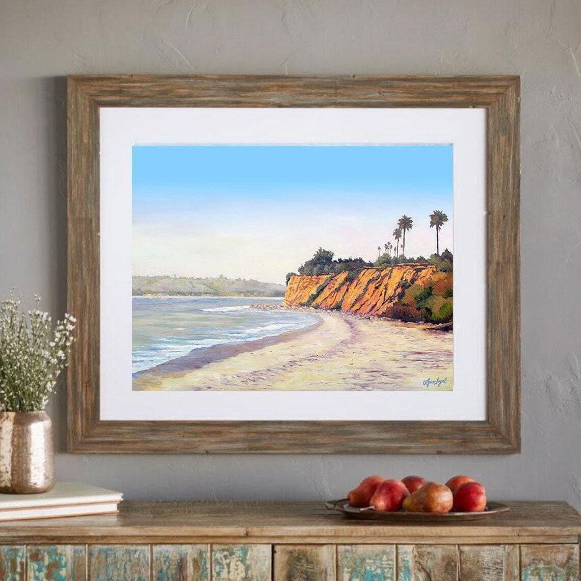 Santa Barbara Butterfly Beach, Montecito Poster Print - Image 3