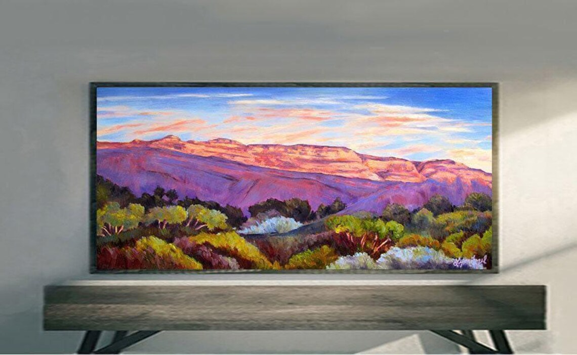Ojai Pink Moment Art Print, Abstract Modern Decor
