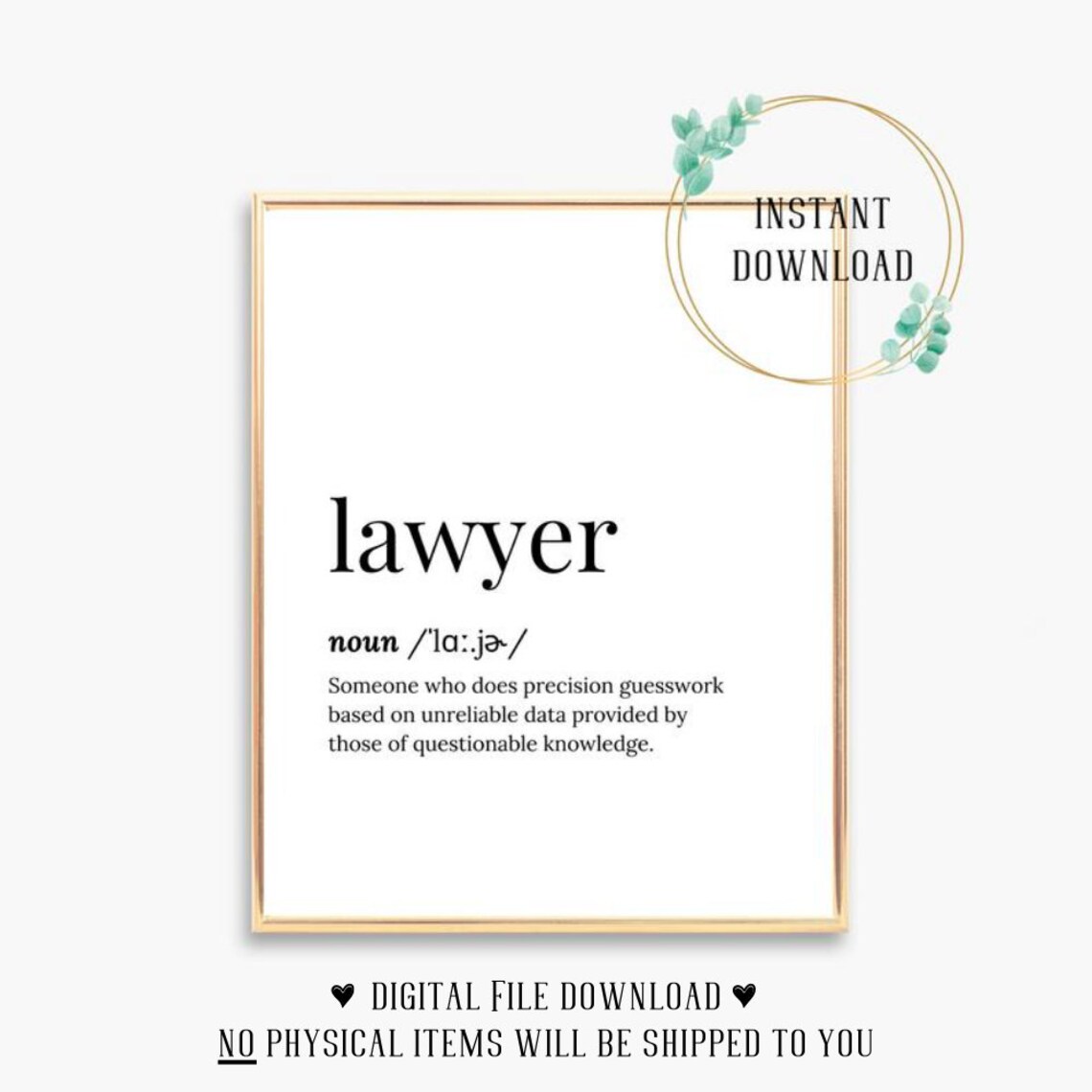 Funny Lawyer Gift Funny Lawyer Quote Lawyer Art Print Lawyer Birthday Card Lawyer Wall Art Wife Of Lawyer Office Decor Poster Presents Print