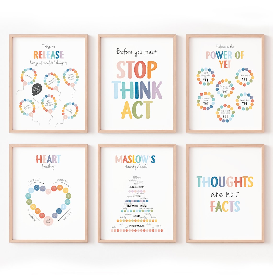Calming Corner Posters, School Counseling Office Decor - Image 2