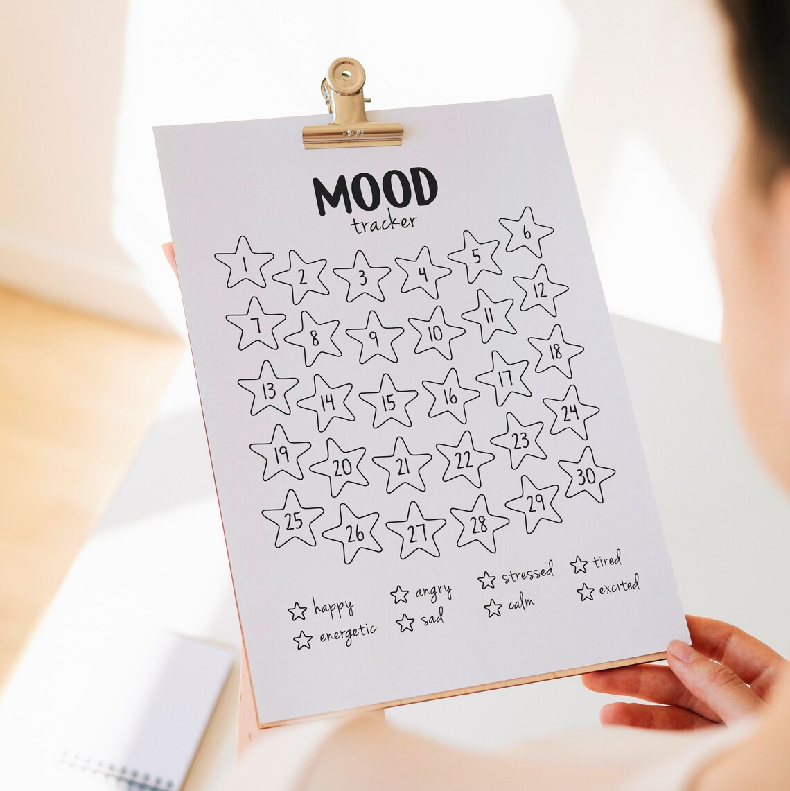 Mood Tracker For Kids Feelings Chart Art Print - Image 5