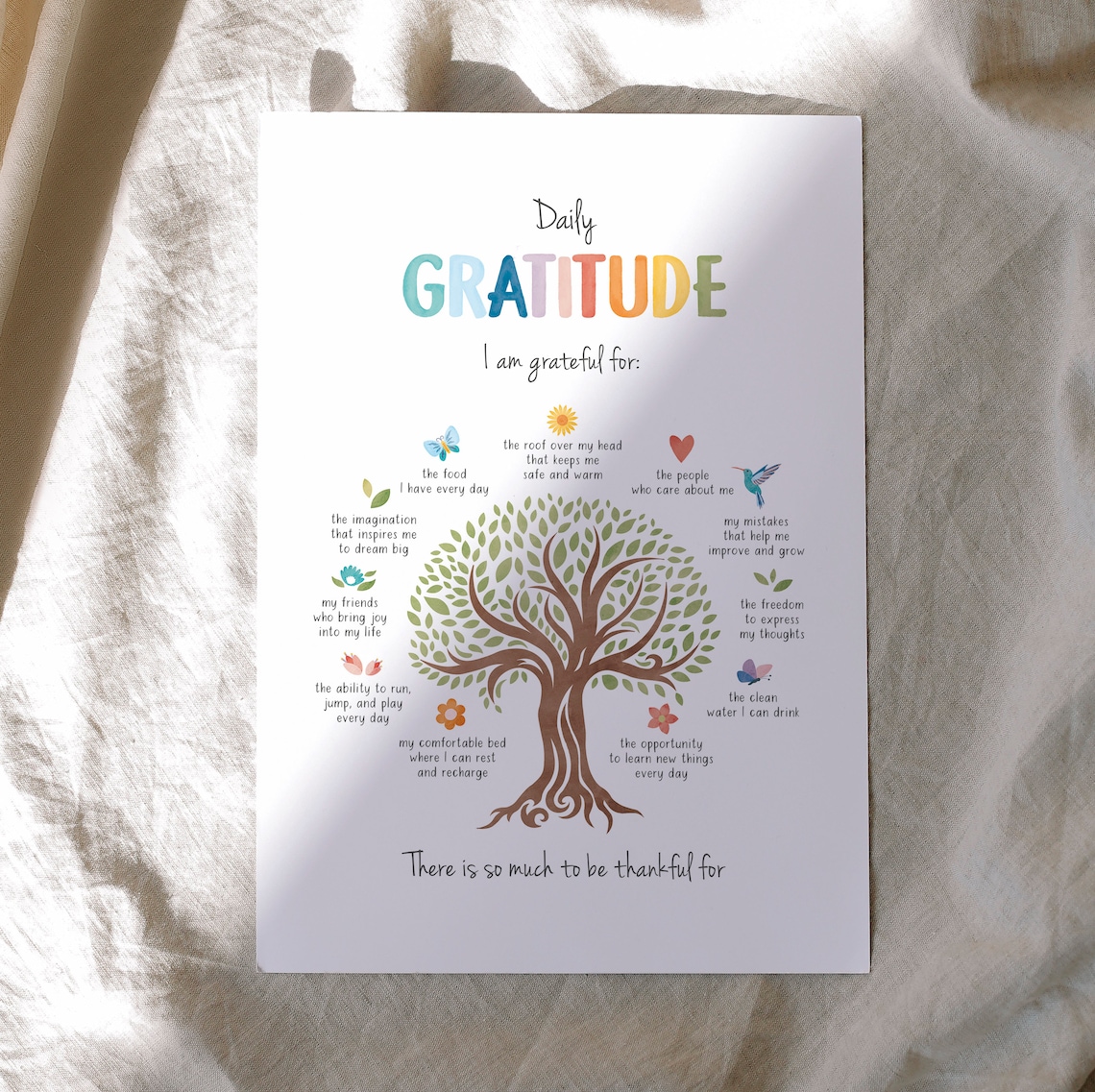 Daily Gratitude Poster, Growth Mindset Office Decor - Image 6