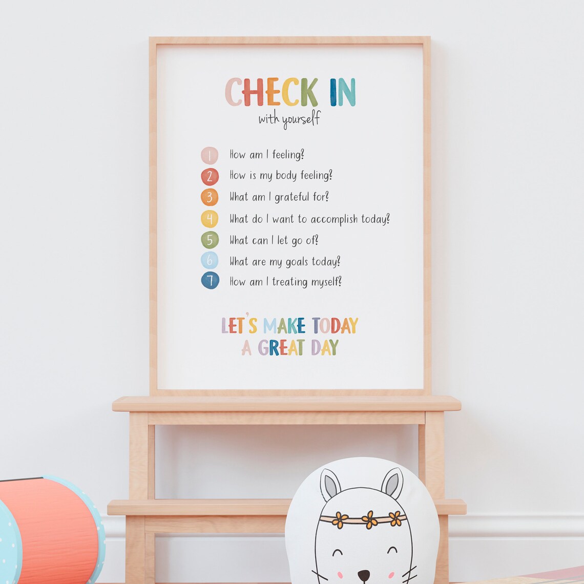 Daily Check In Poster, School Counselor Decor - Image 6