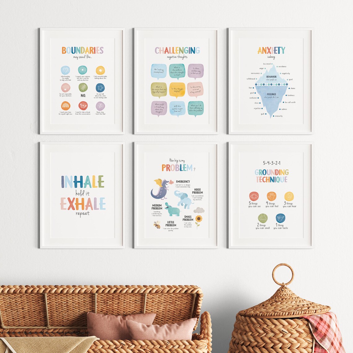 Calming Corner Posters for Counseling Classroom Decor - Image 8
