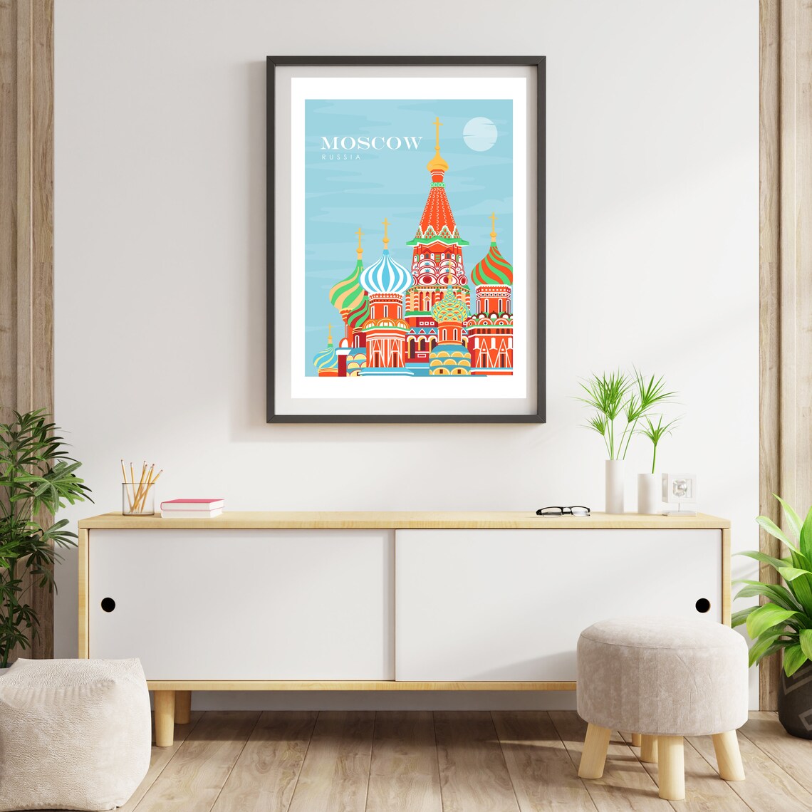 Moscow Travel Poster, Russia Travel Print - Image 3