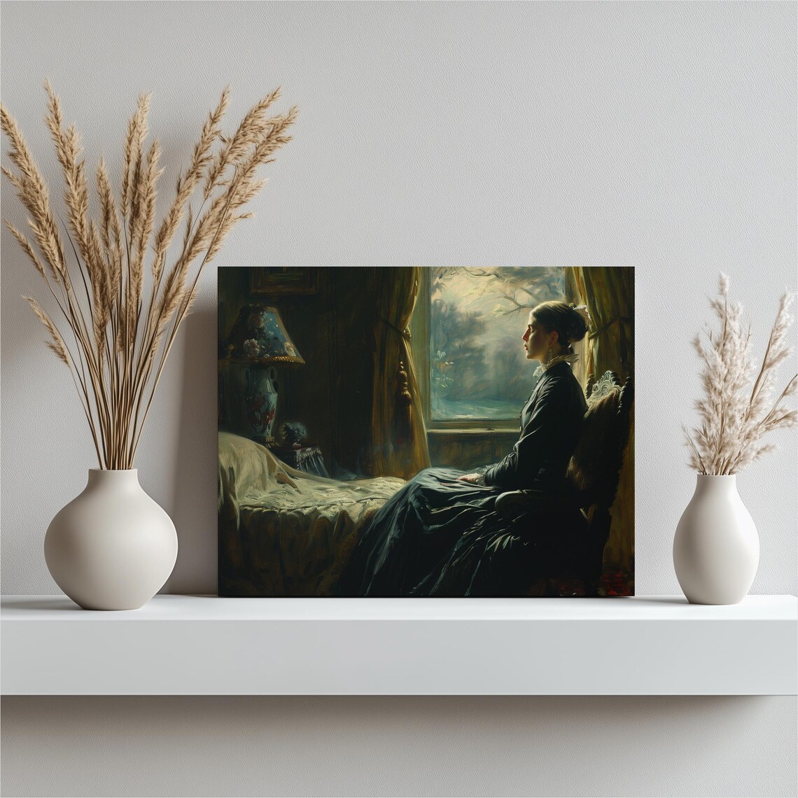 Florence Nightingale Vintage Nurse Art Print