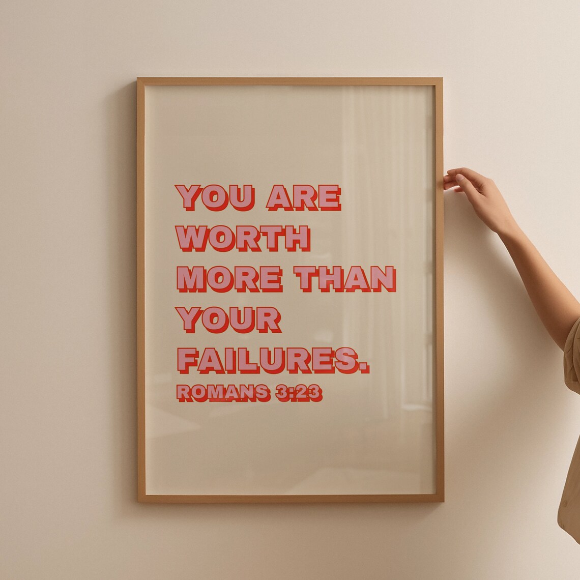 Romans Bible Scripture Christian Poster Art Print - Image 4