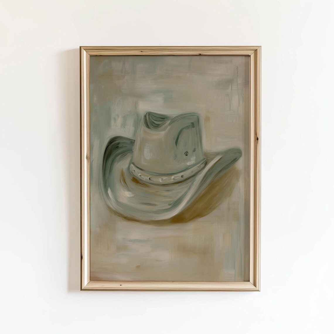 Western Wall Art Cowboy Hat, Modern Country Poster
