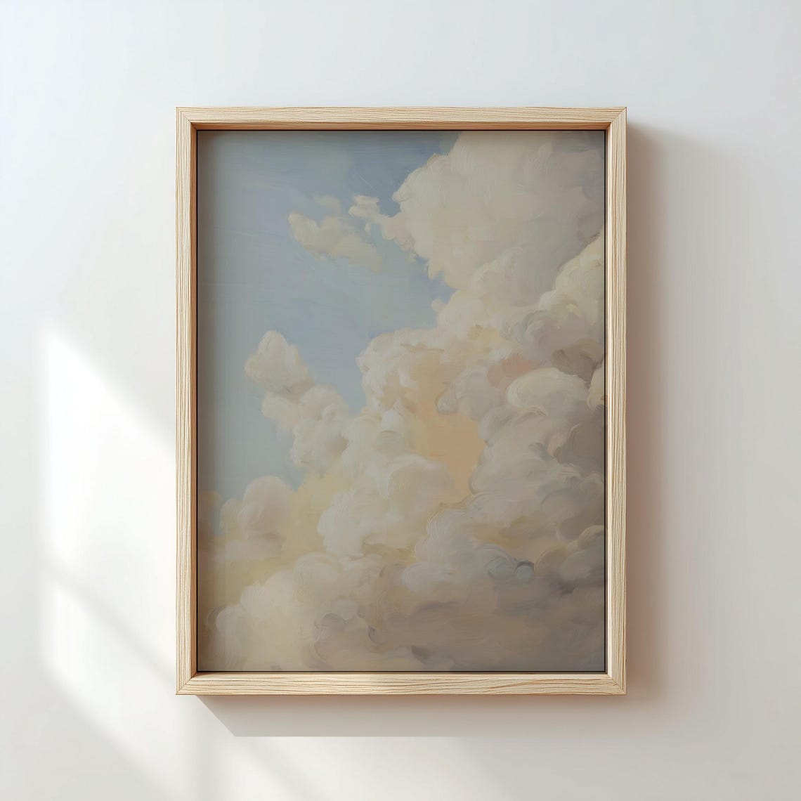 Cloud Art Cloudscape Print Country Farmhouse Decor Digital Download