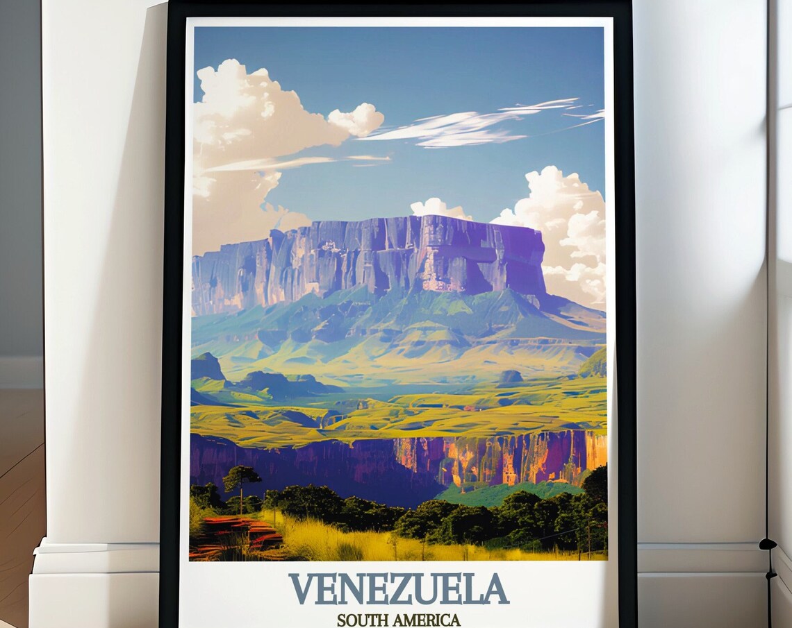Mount Roraima Venezuela Gran Sabana Tepui Summit Travel Poster