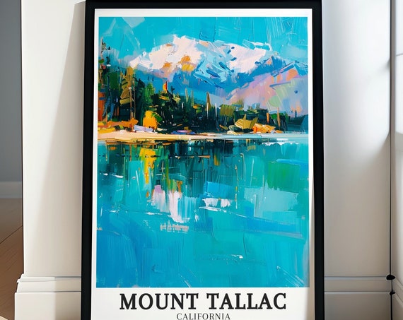 Mount Tallac Wall Art Lake Tahoe Emerald Bay Poster Lake Tahoe Emerald Bay Print Lake Tahoe Emerald Bay Decor Mount Tallac Prints