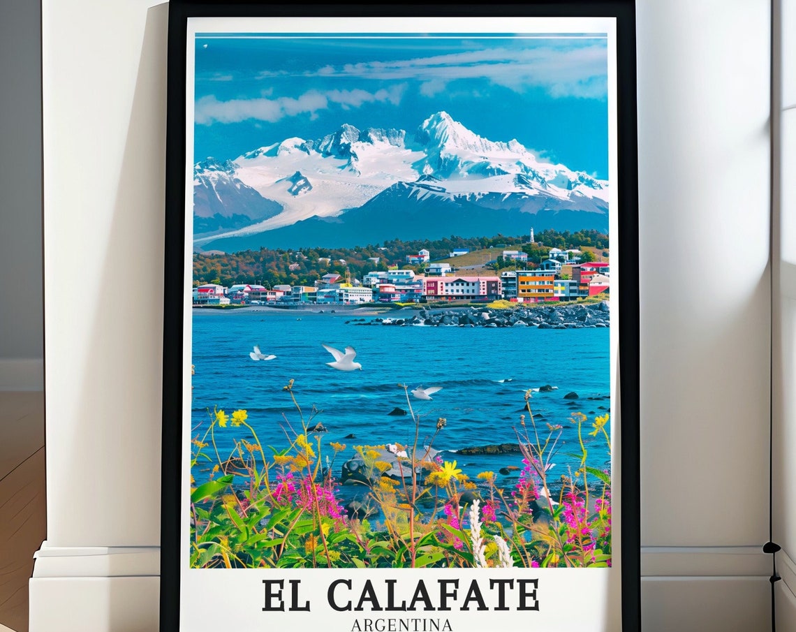 El Chalten Travel Prints Patagonian Houses El Chalten Prints El Chalten Decor El Chalten Gift Patagonian Houses El Chalten Decor
