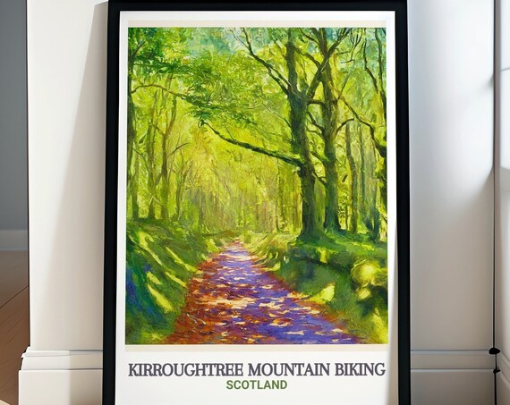 Kirroughtree Mountain Biking Wall Art Galloway Forest Art Galloway Forest Park Prints Kirroughtree Mountain Biking Prints